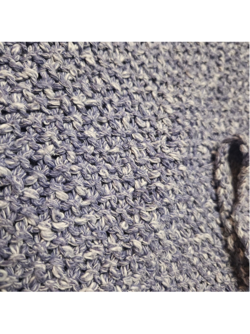 Free People XS Periwinkle Purple Marled Knit Sweater - Picture 8 of 9